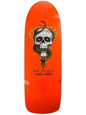 Powell Peralta Mike McGill 2019 Orange Skull & Snake Deck • Reissue